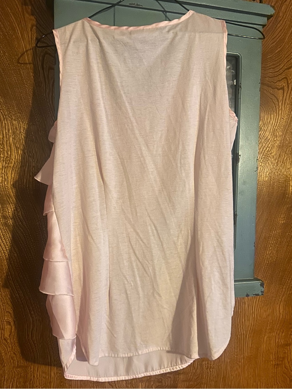 New York & Company Light Pink Ruffle Camisole - Picture 2 of 5